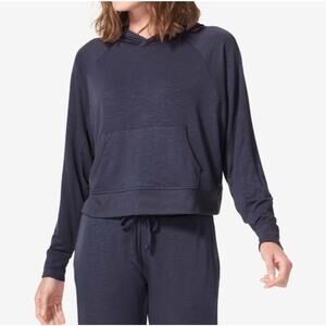 Tommy John Super Soft Terry Loungewear Hoodie In Odyssey Grey Women’s Size Sml